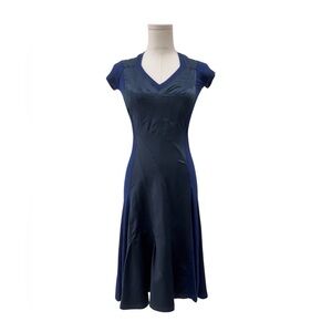 Roberto Cavalli Navy Blue Dress